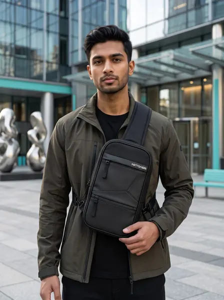 Nxtoasis Compact Sling Bag — Midnight