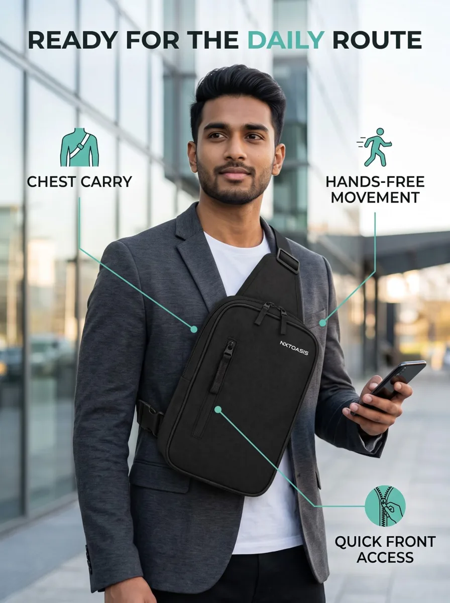 Nxtoasis Compack Tech Sling Bag