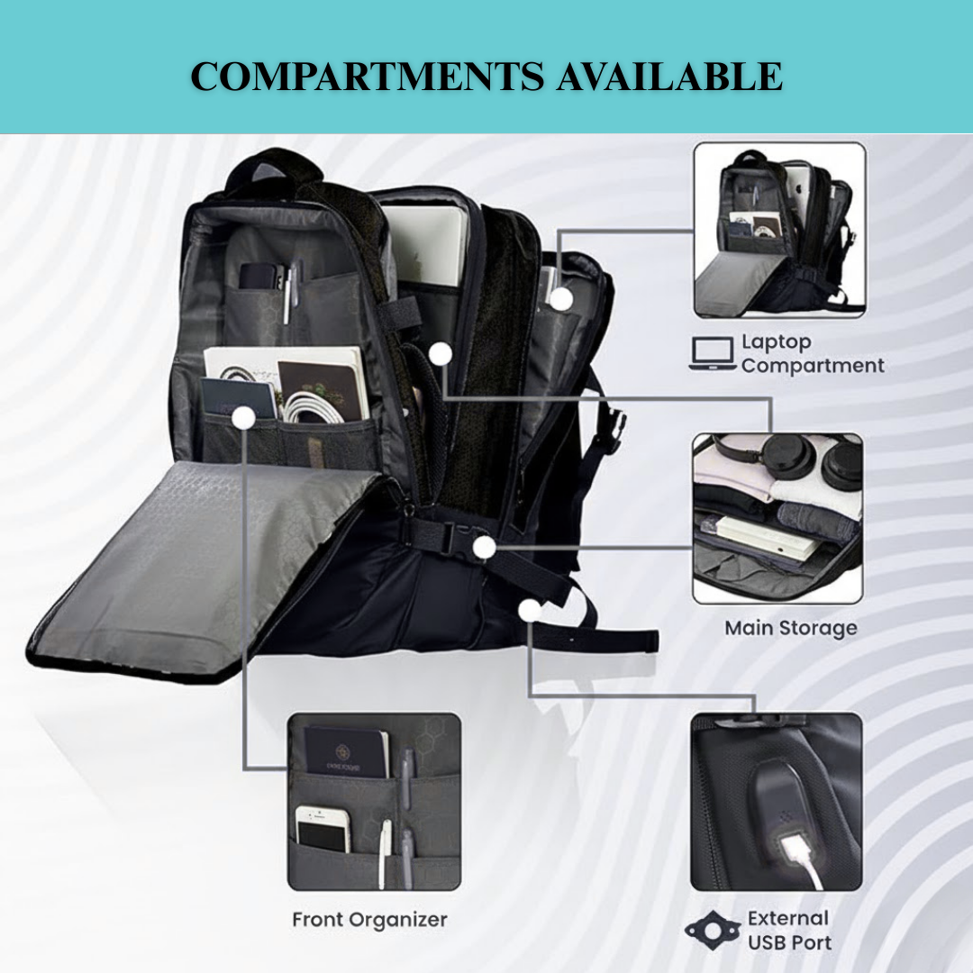 NxtOasis Business Backpack, Waterproof — Graphite