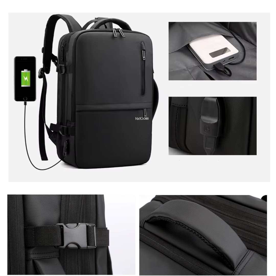 NxtOasis 42L Expandable Laptop Backpack — Homegrown