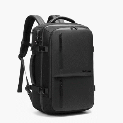 Black X-Large Travel Backpacks, NxtOasis Business Smart Professional Lightweight Backpack Extra Large 40L Flight Approved Water Resistant Durable 17" Laptop Backpacks 