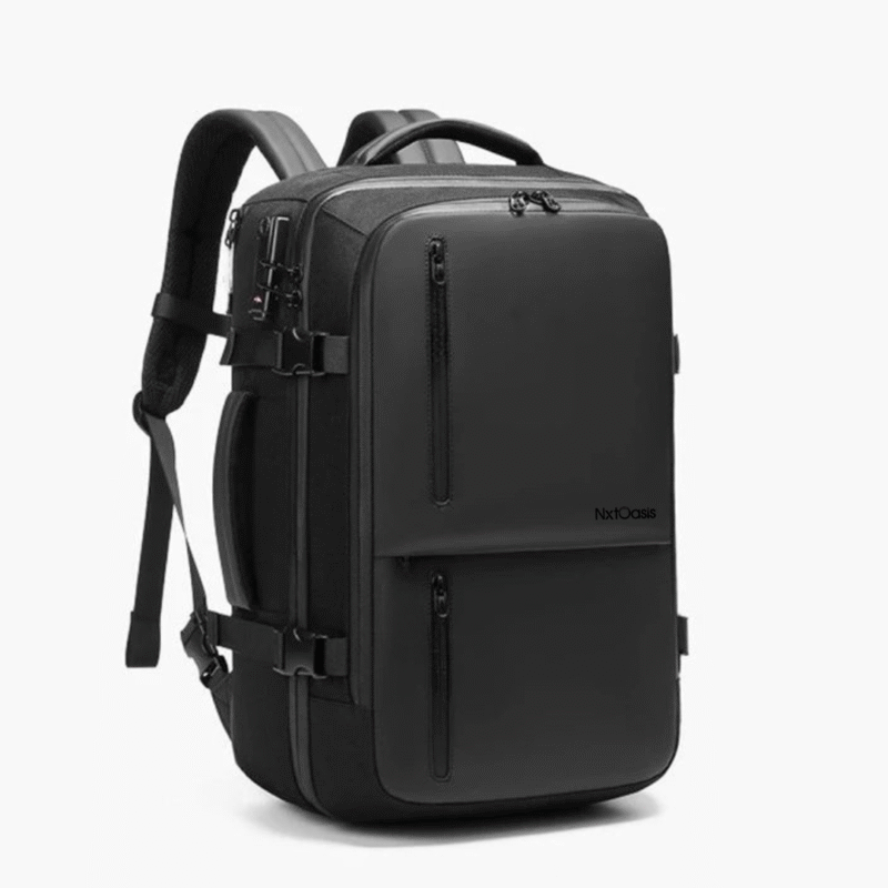 Black X-Large Travel Backpacks, NxtOasis Business Smart Professional Lightweight Backpack Extra Large 40L Flight Approved Water Resistant Durable 17" Laptop Backpacks 